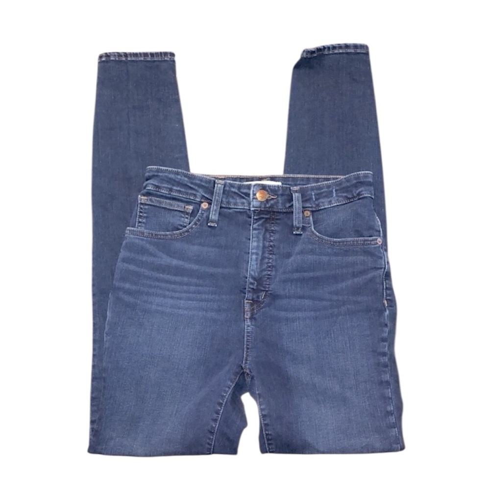 Madewell High Curvy High Rise Skinny Jeans - Blue
